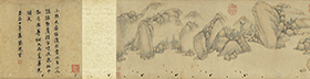 黄公望九品莲花复制画一比一画稿