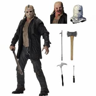 NECA 黑色星期五13号 2009 杰森 Jason豪华版7寸可动手办模型玩具