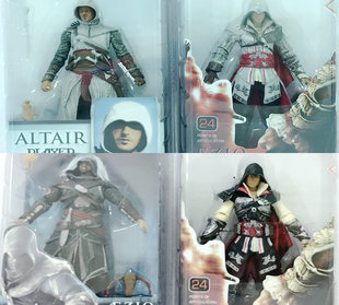 NECA 刺客信条Altair阿泰尔 肯维 康纳 艾西欧 人偶模型手办