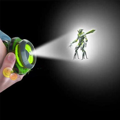 正版BAN DAI 地球保卫者BEN10手表少年小班骇客投影手表玩具礼品