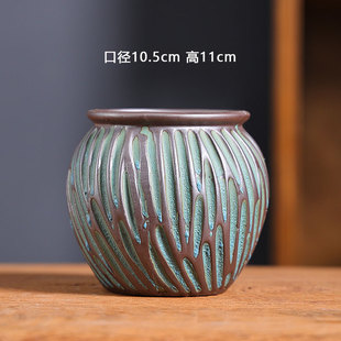 典雅17多肉花盆肉肉特价大小创意家用大口径控根陶土陶瓷盆清仓