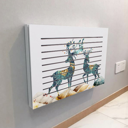 遮挡多媒体轻奢风电表箱装饰画