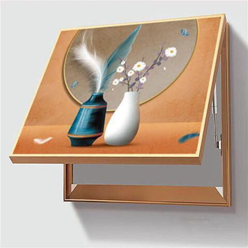 翻盖电表箱装饰画弱电箱配电箱总开关客厅现代简约挂画电箱遮挡画