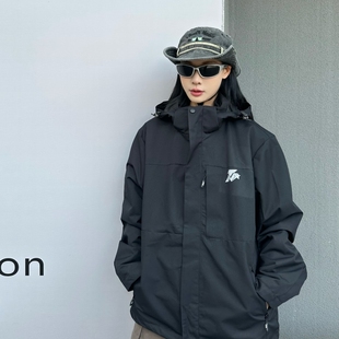 23式 三防冲锋衣户外多功能防寒保暖三合一防风防水可拆卸男女外套