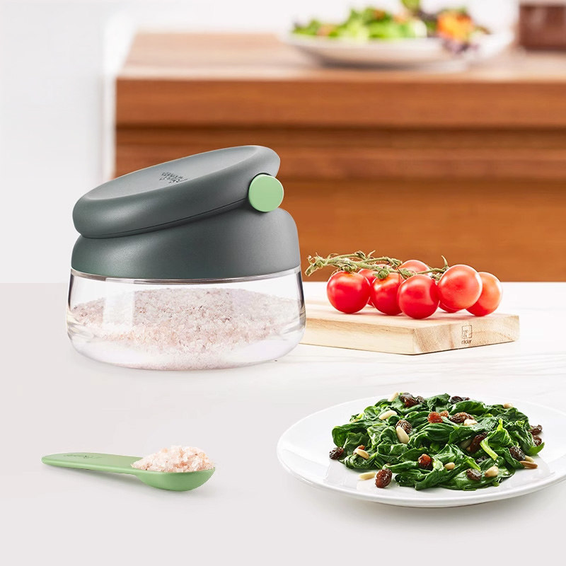LEKUE厨房玻璃+pp+硅胶调料罐
