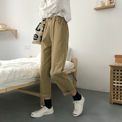 搭配卫衣的裤子惹上冷殿下同款孙艺宁女生阔腿