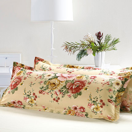 卡沃长枕套双人枕套1.2/1.5/1.8m米情侣婚庆单人枕头套枕芯套