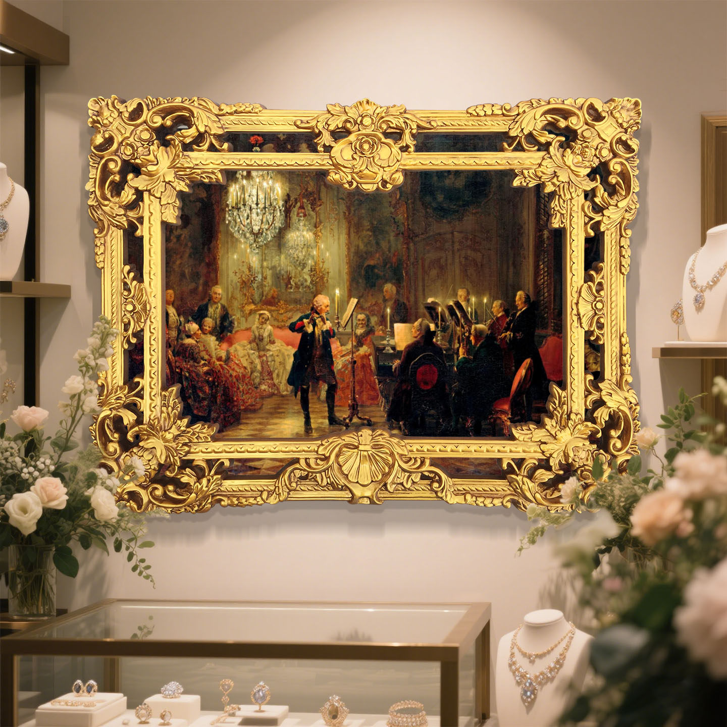 欧式复古镜框巴洛克油画装饰框画框金色镜框相片装饰框婚纱照相框