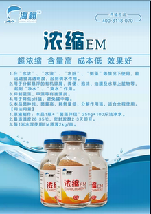 浓缩EM菌臻品em菌活水爽水体透明度分解脏物抑制蓝甲藻菌种培养基