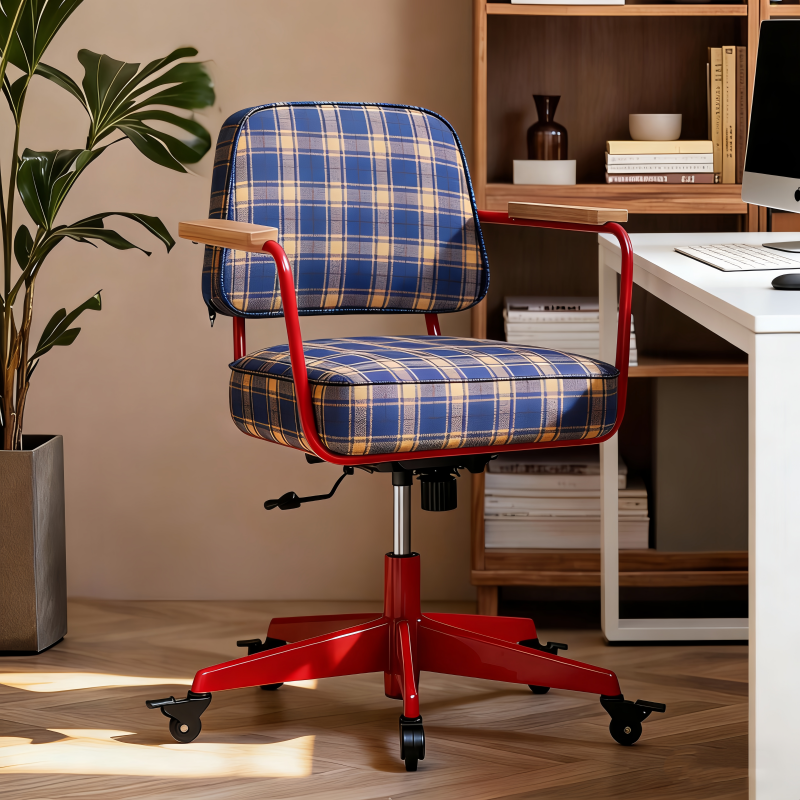 复古电脑椅办公椅舒适久坐学习书桌椅子可旋转家用书房办公电脑椅,住宅家具,电脑椅,淘宝优惠券,粉丝福利购,淘宝优惠卷