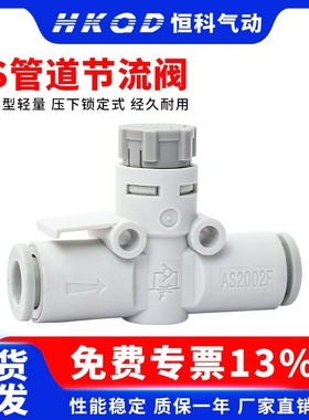 管道AS1002F带锁04节流阀AS2002F调速阀AS2052F控制AS3002F-06 08