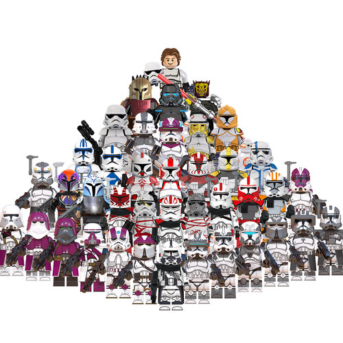 中国积木拼插积木星战新暴风系列