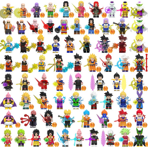 中国积木动漫龙珠孙悟饭拼插积木