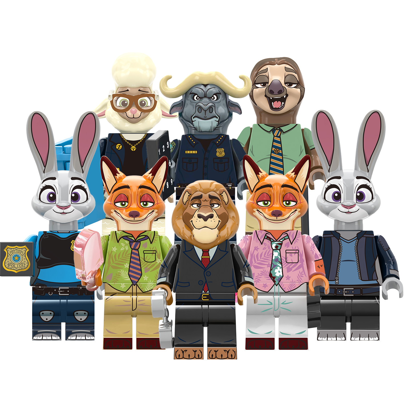 中国积木拼插玩具动漫系列