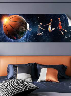 篮球球星海报贴纸画科比