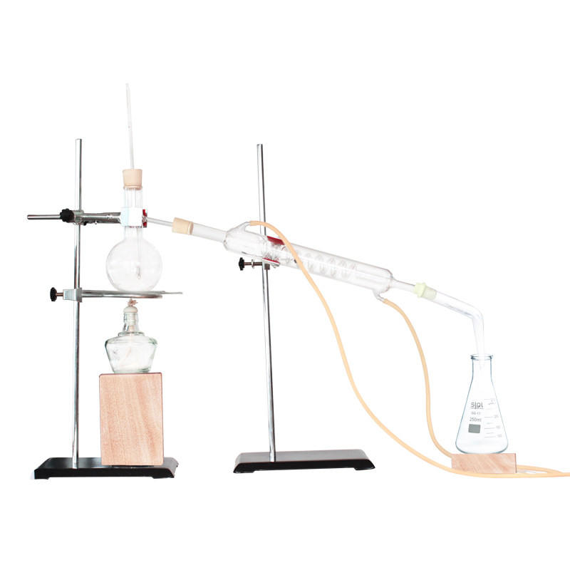 250ml蒸馏套装 精油蒸馏 纯露提纯 化学玻璃仪器 教学仪器