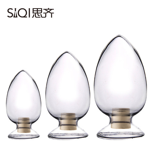 玻璃种子瓶鸡心瓶样品展示瓶