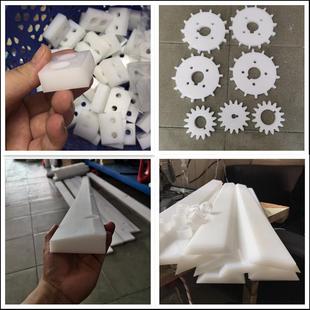 .米黄色mc尼龙板 黑色GF30加纤PA66尼龙长条加工 白色PA6尼龙方块