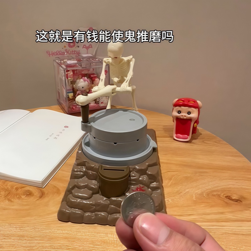 存钱罐玩具网红头骨收钱箱