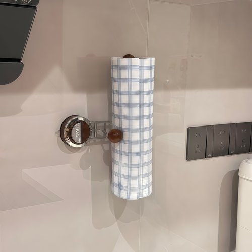 把纸巾挂起来就不会弄脏了！