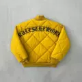 Yellow Diamond Check Cotton Jacket