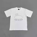 White (Lake Blue) Sailboat Tee