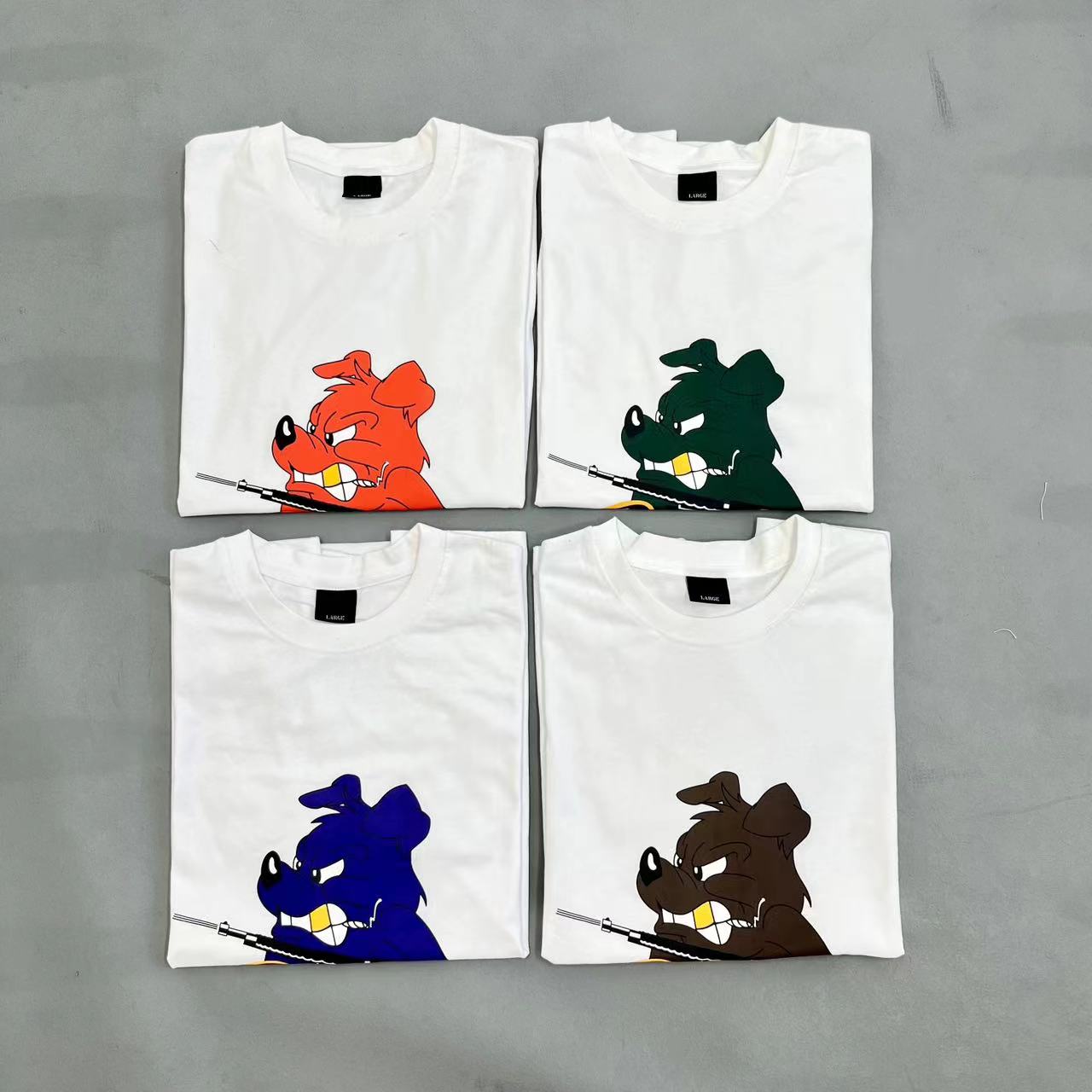 Angel King COR狗狗短袖T恤男女百搭宽松Dog tee