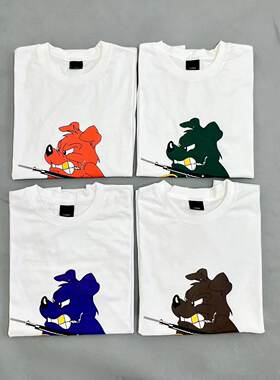 Angel King COR狗狗短袖T恤男女百搭宽松Dog tee