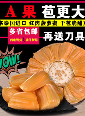泰国进口红肉菠萝蜜干苞脆甜爽口