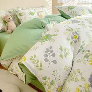 纯棉被套单件100%全棉被罩 家用单双人不起球不褪色 150x200x230