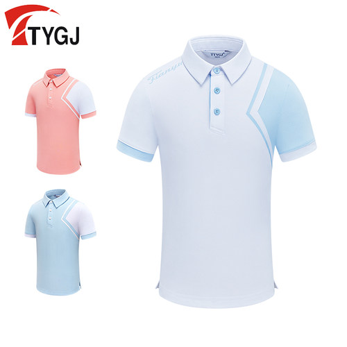 TTYGJ儿童短袖T恤亲子装撞色拼接