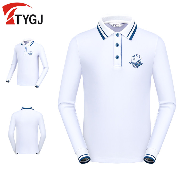 春季新款高尔夫儿童长袖T恤衫男女童POLO衫上衣服装青少年运动服,运动/瑜伽/健身/球迷用品,高尔夫上装,淘宝优惠券,粉丝福利购,淘宝优惠卷