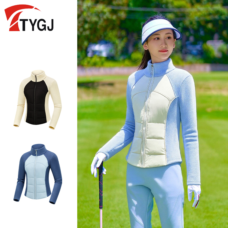 高尔夫女士立领保暖修身外套