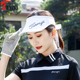 高尔夫球帽 遮阳撞色透气舒适空顶丝带防晒运动太阳帽 女士无顶帽