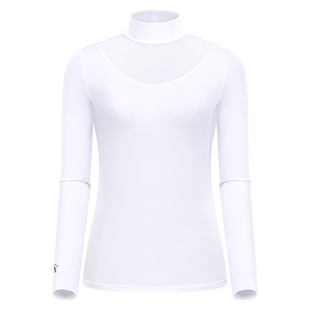 高尔夫冰丝防晒衣女士轻薄透气速干打底衣衫夏季户外长袖上衣服装