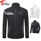 长袖 高尔夫球服装 T恤 秋冬保暖衣服 外套夹克球服 新品 男士 包邮