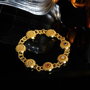 925银合成锆石手链 制道珠宝多宝手链男女高级时尚小众原创PB0012