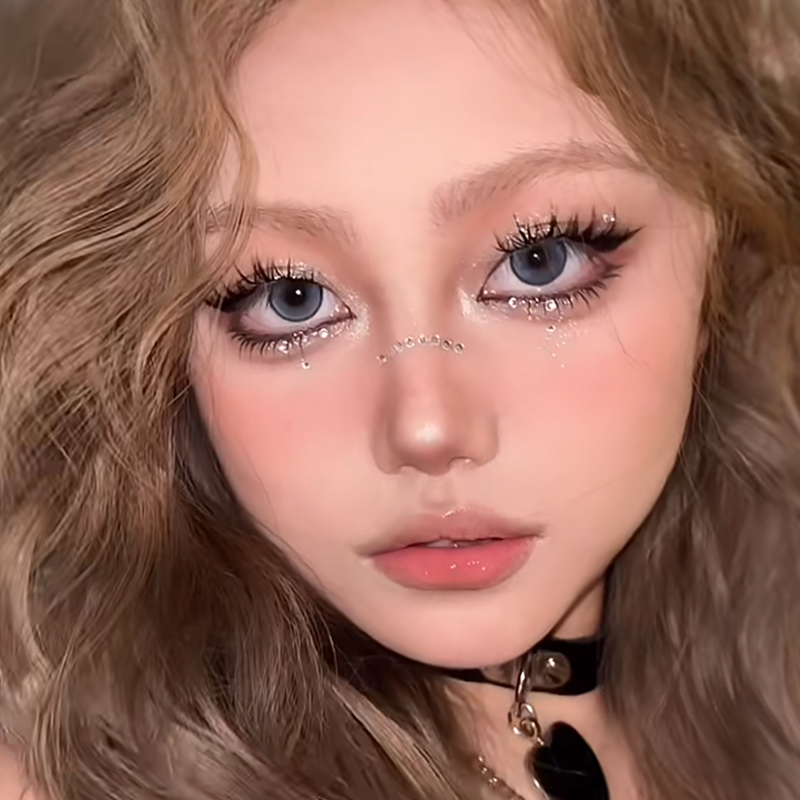 自粘贴脸最小号贴钻儿童舞台妆