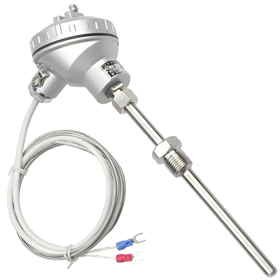 上海仪表 热电偶 wrnb-238 温度变送器 k型 4-20mA 0-300℃ M27*2