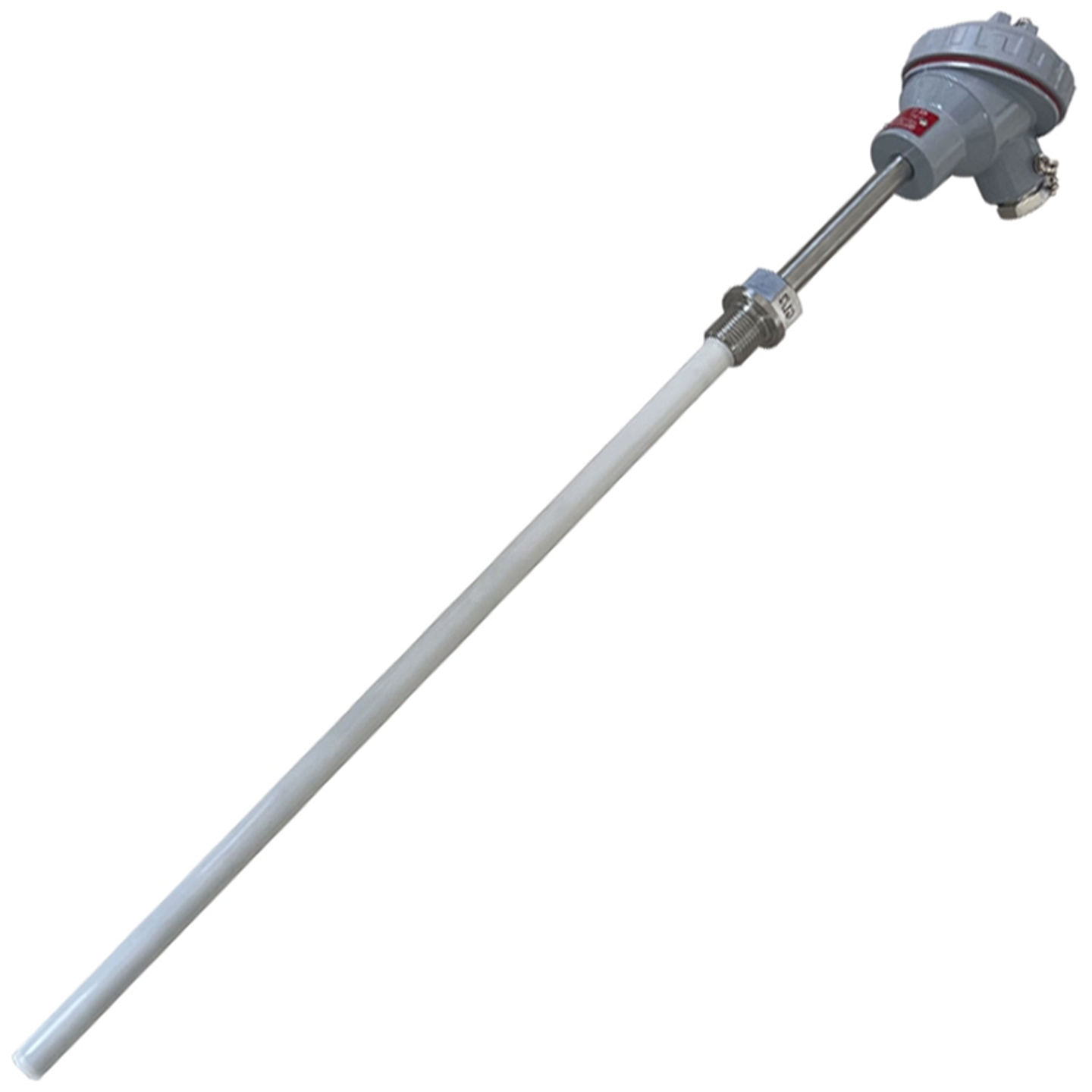 防腐热电阻wzp-231f 衬四氟PT100Φ12 L=1150*1000mm0-350℃m27*2