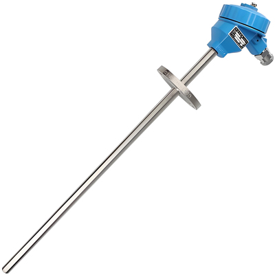 上海仪表 k型热电偶温度变送器sbwr-440 4-20mA 0-800℃ 法兰DN25