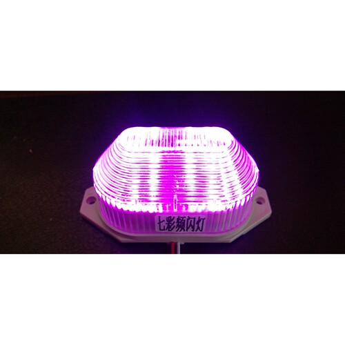 七彩频闪灯 七彩灯 频闪灯 交流24伏 同步七彩灯 AC24V
