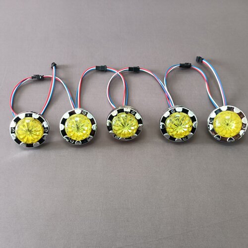 60毫米花边款黄色罩子跑马灯全彩灯幻彩灯