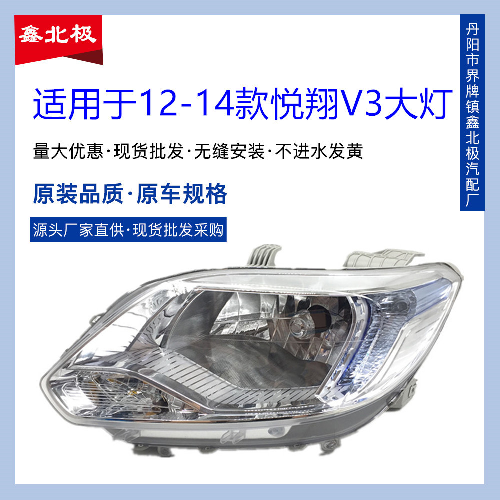 适用于--款长安老款悦翔大灯/