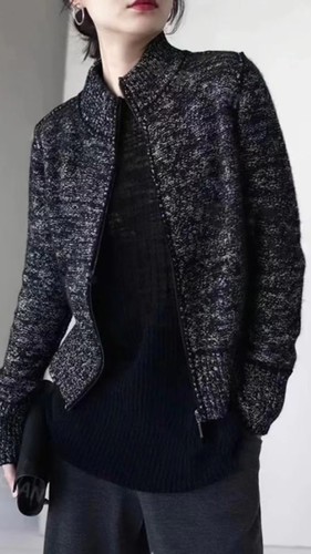 【BC同款】花纱拉链开衫