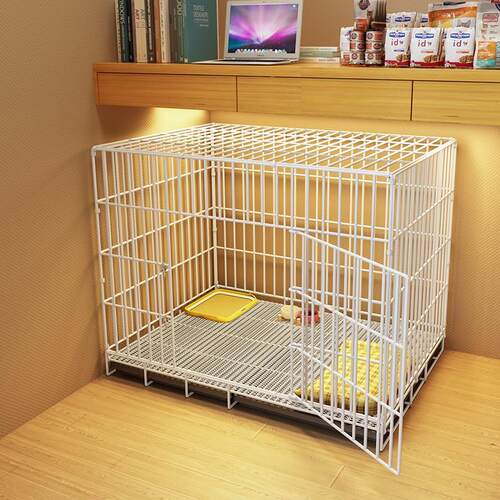 犬笼小型犬室内透气宠物笼带托盘厕所区四季通用猫笼