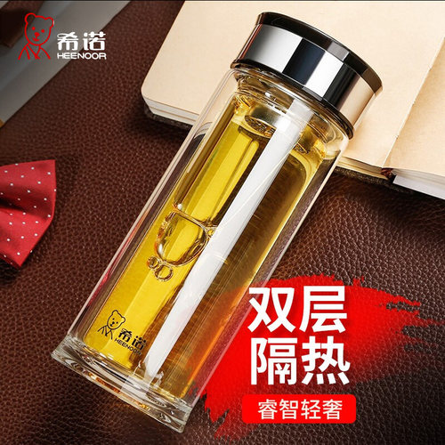 希诺高硼硅办公透明防烫带滤网