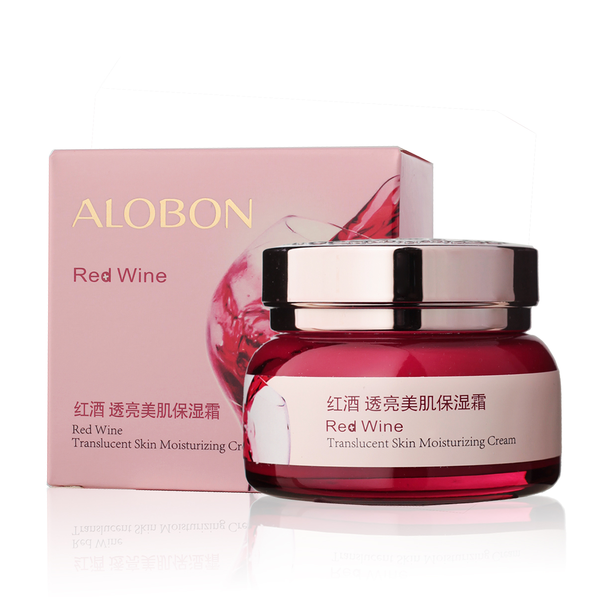 AloBon/雅邦红酒透亮美肌保湿霜 50g 保湿护肤品滋润面霜