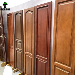 全屋定制实木樱桃木红橡木衣柜门板定做原木橱柜门订制原木柜门板
