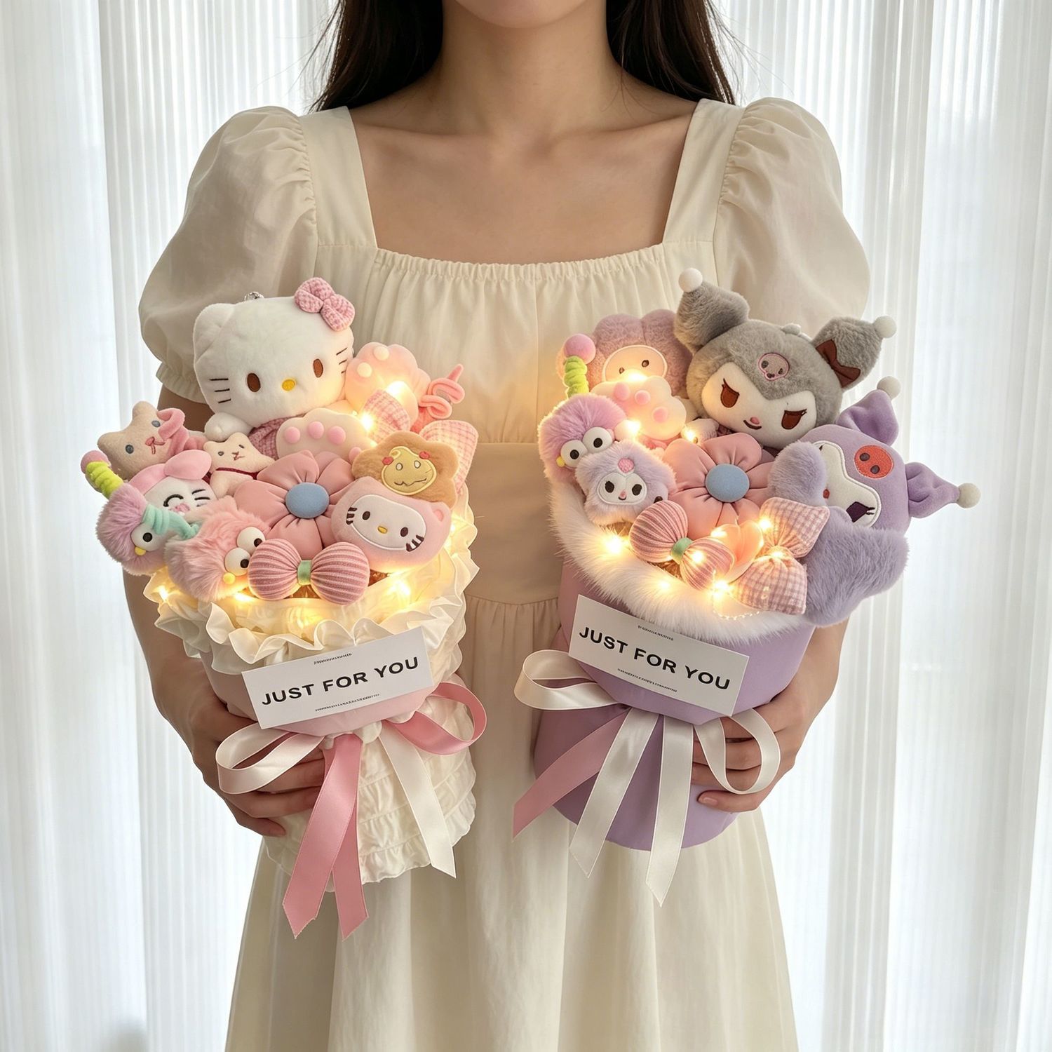 生日礼物女孩子儿童卡通花束玉桂狗库洛米帕恰狗送闺蜜毕业儿童节图片